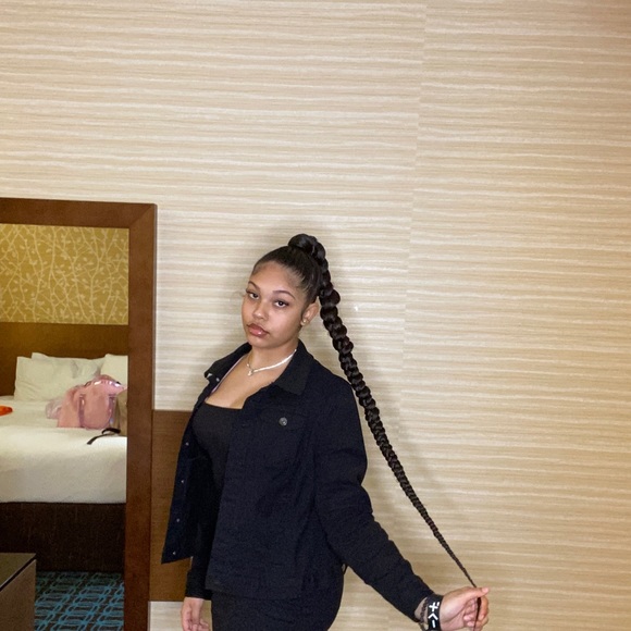 Black Jean Jacket - Picture 1 of 3